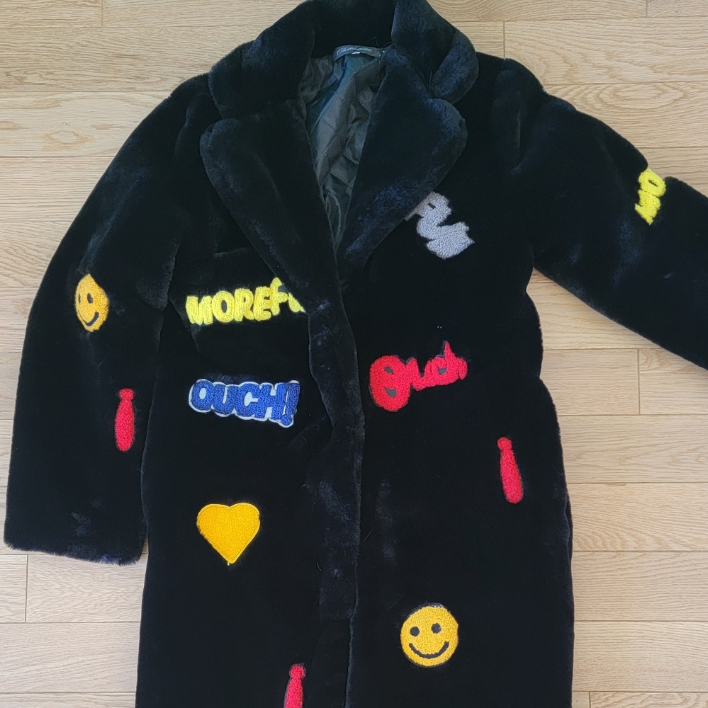 Faux fur jacket